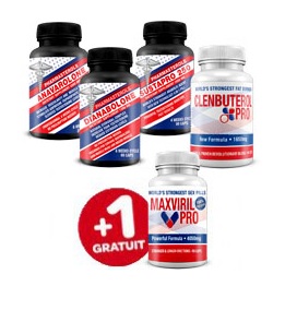 PACK MUSCLE ET SECHE - BOOSTER TESTOSTERONE - PHARMASTEROLS
