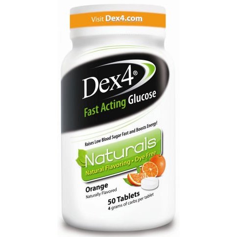 Dex4 comprimés de glucose, de mélange de fruit, 50 capsules